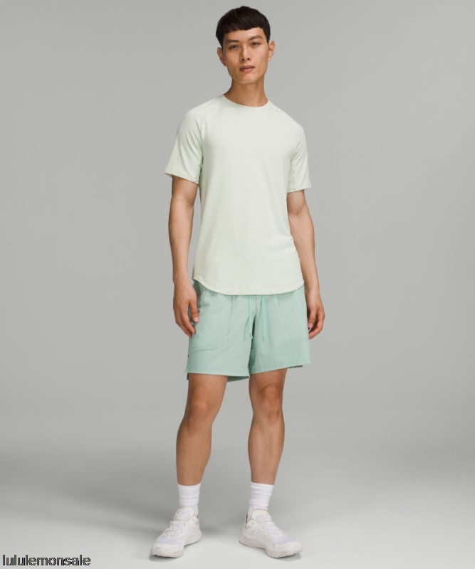 Lululemon Deutschland DELULU807 | Drysense Training Kurzarmshirt Meliert Arctic Mint